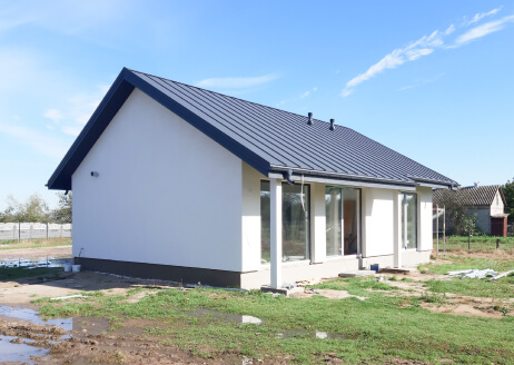 Realizacja domu z dachem dwuspadowym