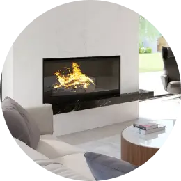 Projekty domów z kominkiem wewnętrznym