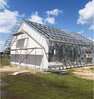 Dom ze szkieletu stalowego