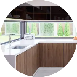 Projekty domów z oknem narożnym w kuchni