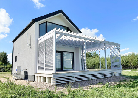 Dom wakacyjny prefabrykowany w Domaniowie