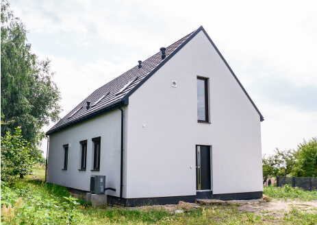 Dom jednorodzinny prefabrykowany w Rudnie