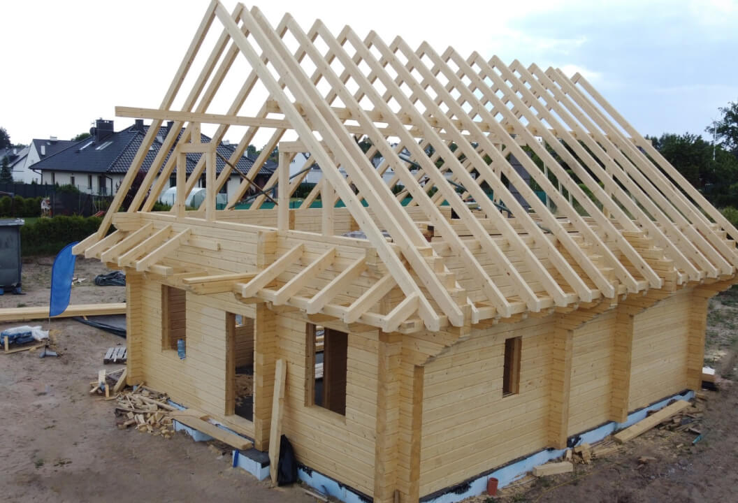 Dach i pokrycie - technologia z bali