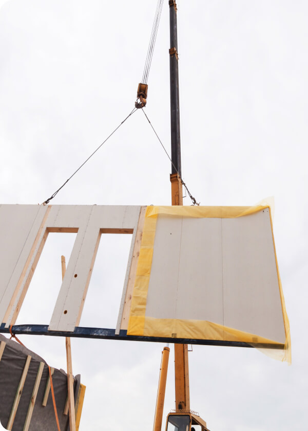 Dom z prefabrykatów drewnianych