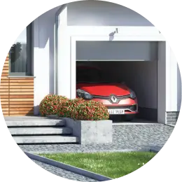 Projekty domów z garażem 1-st.