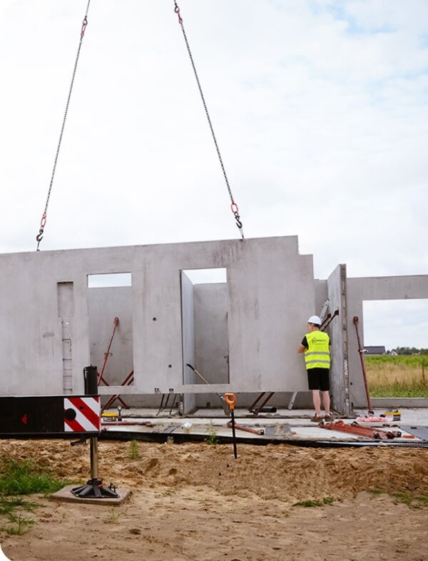 Dom z prefabrykatów keramzytowych