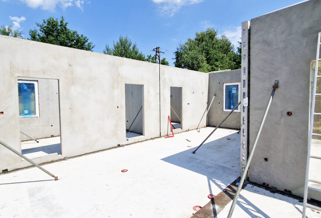 Ściany konstrukcyjne i wewnętrzne - technologia prefabrykowana betonowa