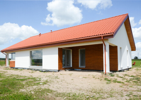 Realizacja domu z dachem dwuspadowym