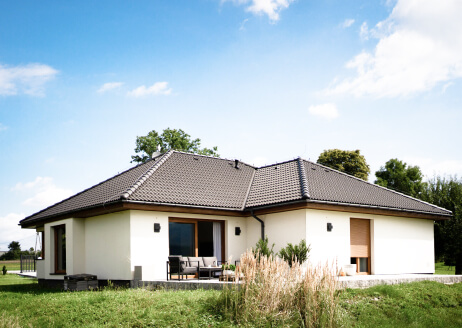 Realizacja domu z garażem w bryle