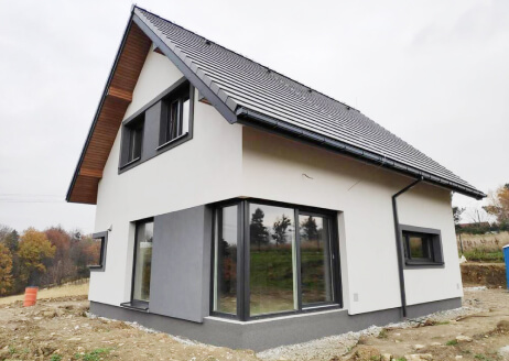 Realizacja nowoczesnej stodoły z garażem w bryle