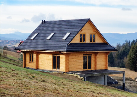 Realizacja domu z bali w Jaworzynce