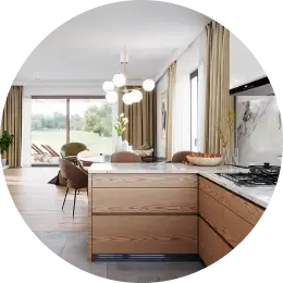 Projekty domów z otwartą kuchnią