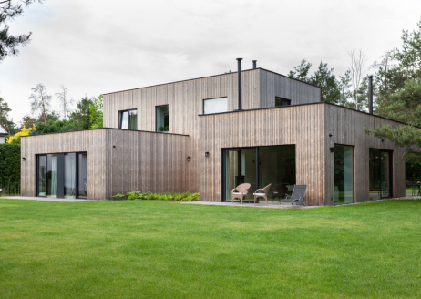 Nowoczesny dom murowany w Warszawie