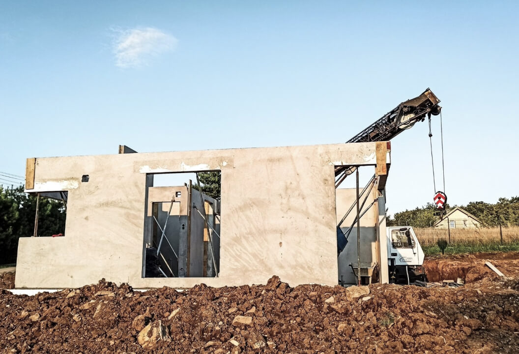 Ściany konstrukcyjne i wewnętrzne - technologia prefabrykowana keramzytowa