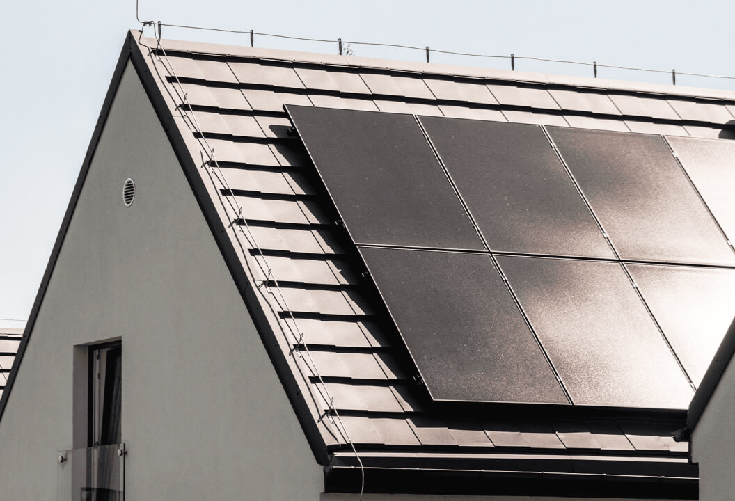 Fotowoltaika - dom na konstrukcji stalowej